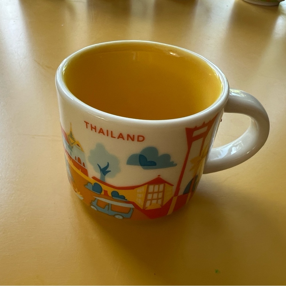 Thailand Souvenir Mug with Colorful Design